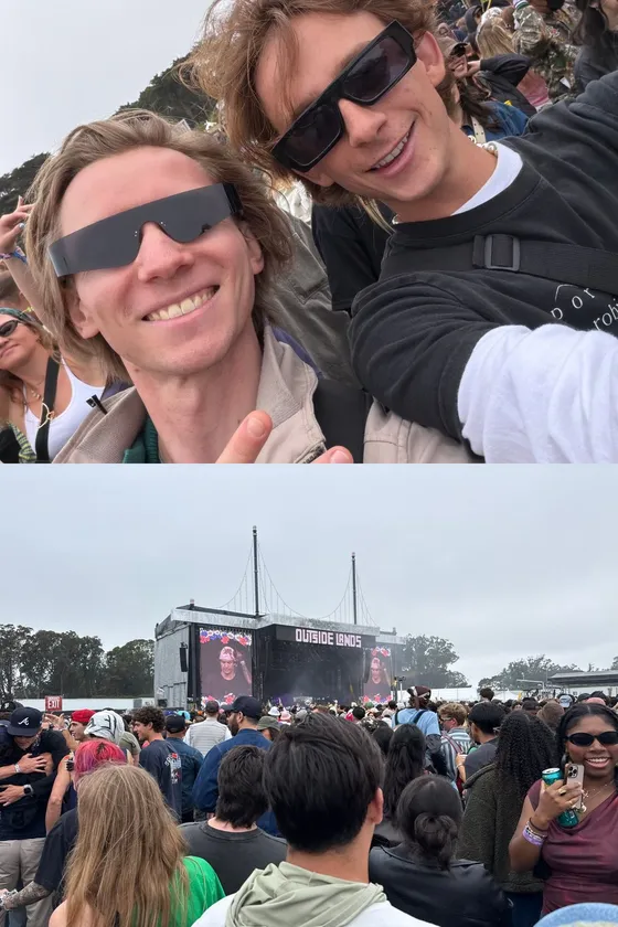 Tristan and Ryan's Moment at a music festival in San Francisco